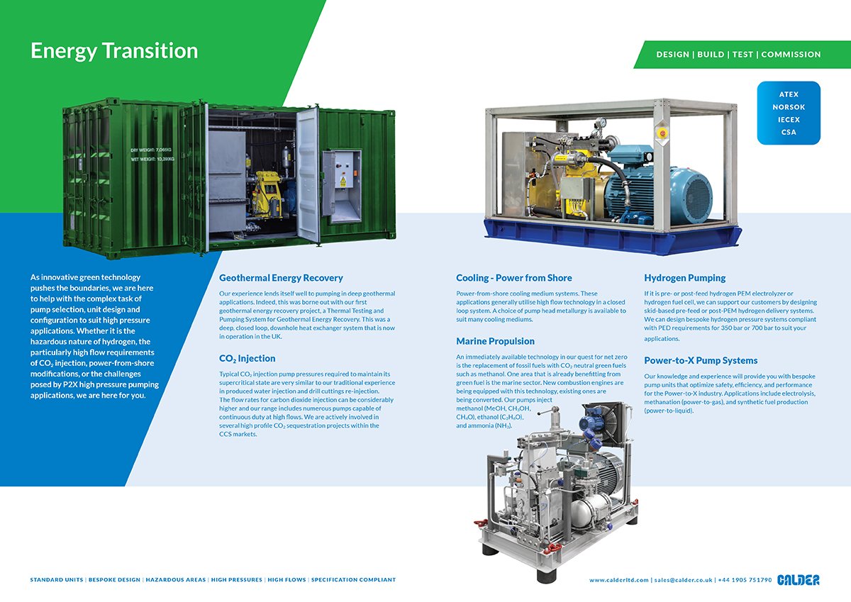 designed brochure spread
