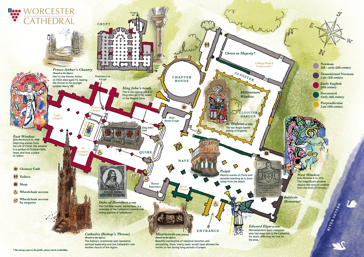 designed leaflet spread